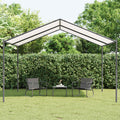 Cenador 4 x 4 x 2,6 m Acero y Poliéster 180 gsm