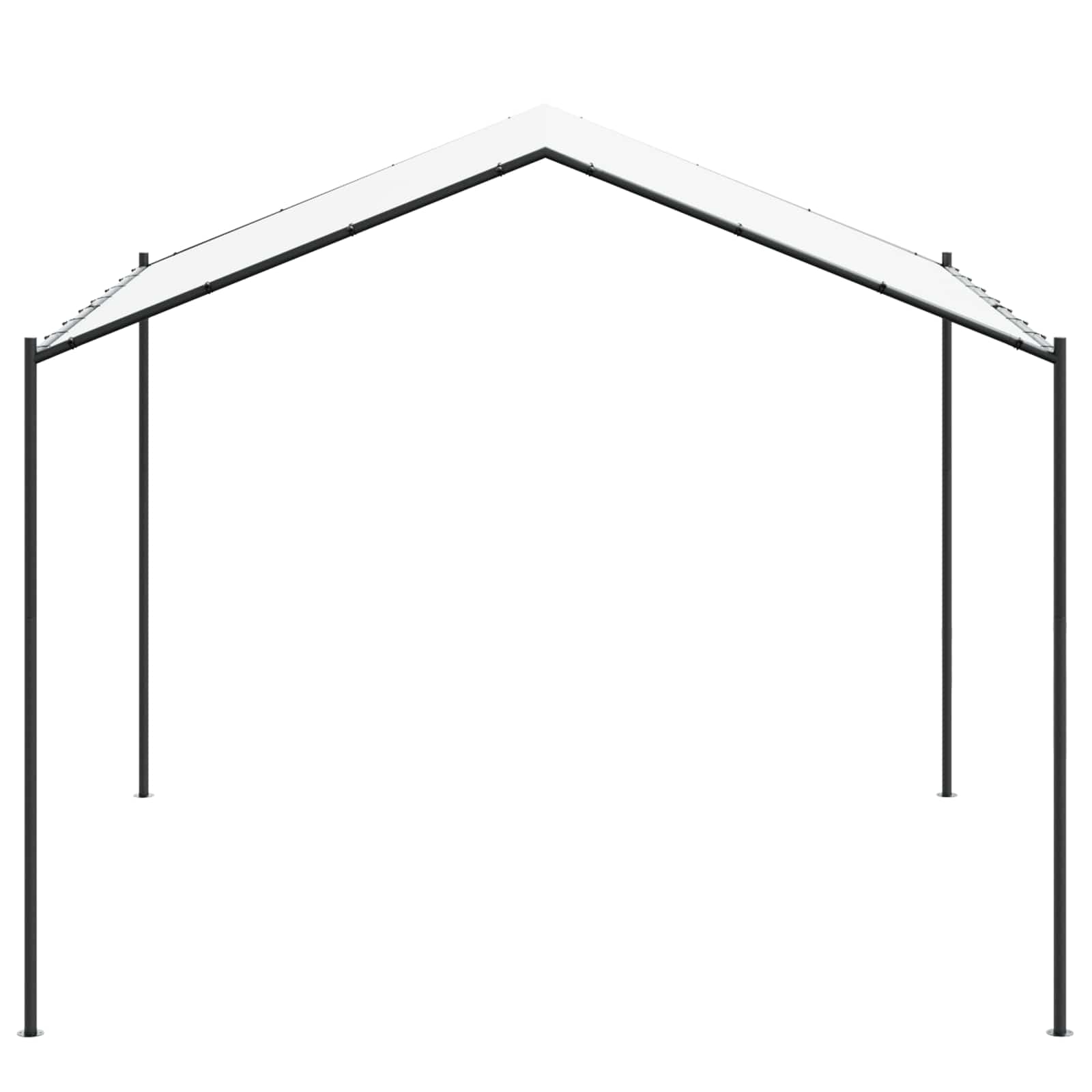 Cenador 4 x 4 x 2,6 m Acero y Poliéster 180 gsm