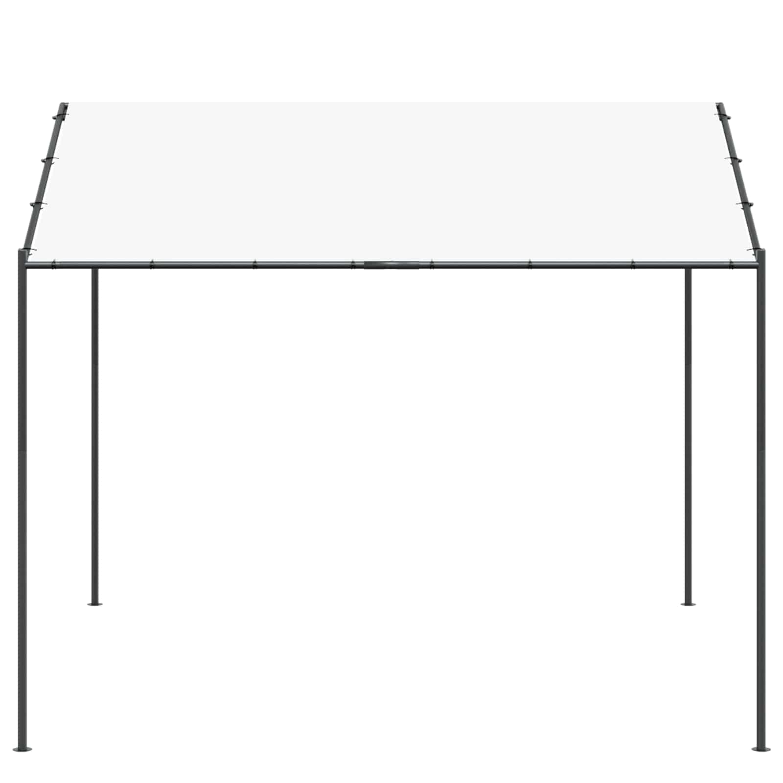 Cenador 4 x 4 x 2,6 m Acero y Poliéster 180 gsm
