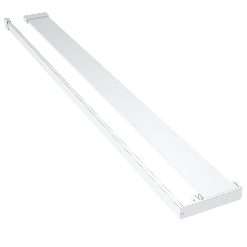 Estante de pared de ducha aluminio cromado 100 cm