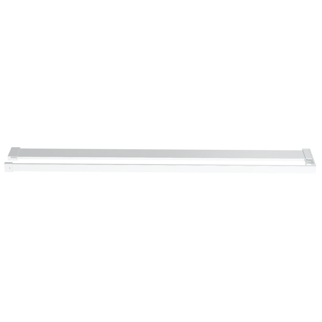 Estante de pared de ducha aluminio cromado 100 cm