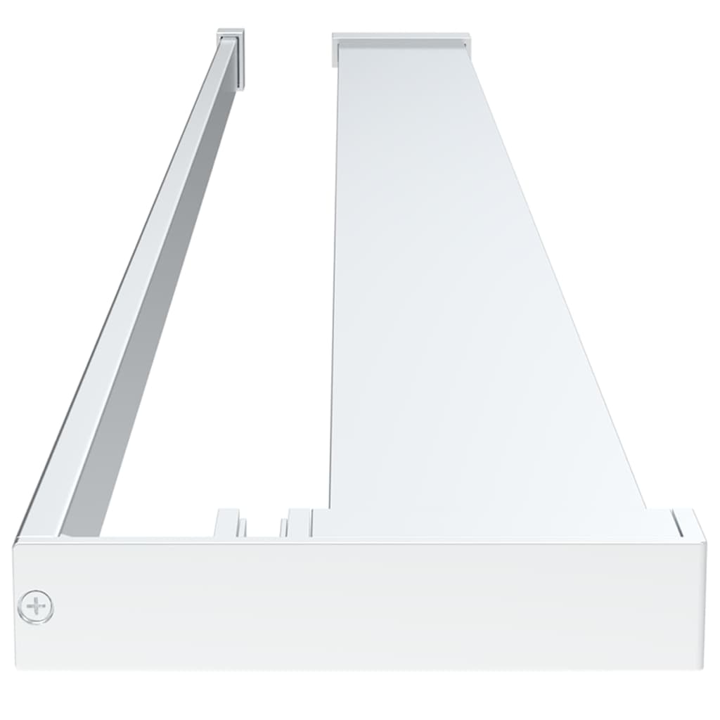 Estante de pared de ducha aluminio cromado 100 cm