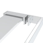 Estante de pared de ducha aluminio cromado 100 cm