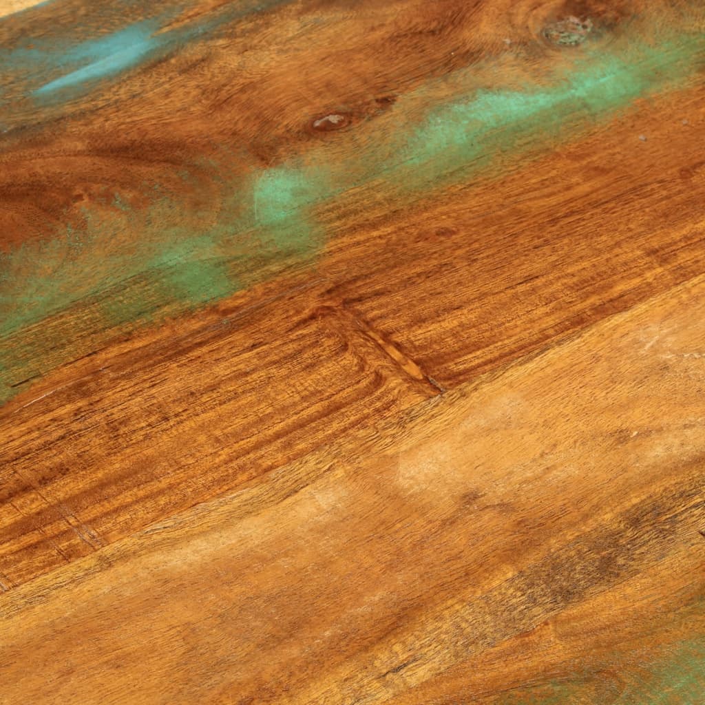 Mesa de centro madera maciza reciclada 100x55x45 cm