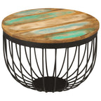 Mesa de centro de madera maciza mango 100x55x35 cm