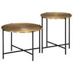 Mesa de centro madera maciza reciclada 100x55x45 cm