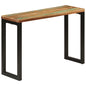 Mesa consola madeira processada preta 90x36x75 cm