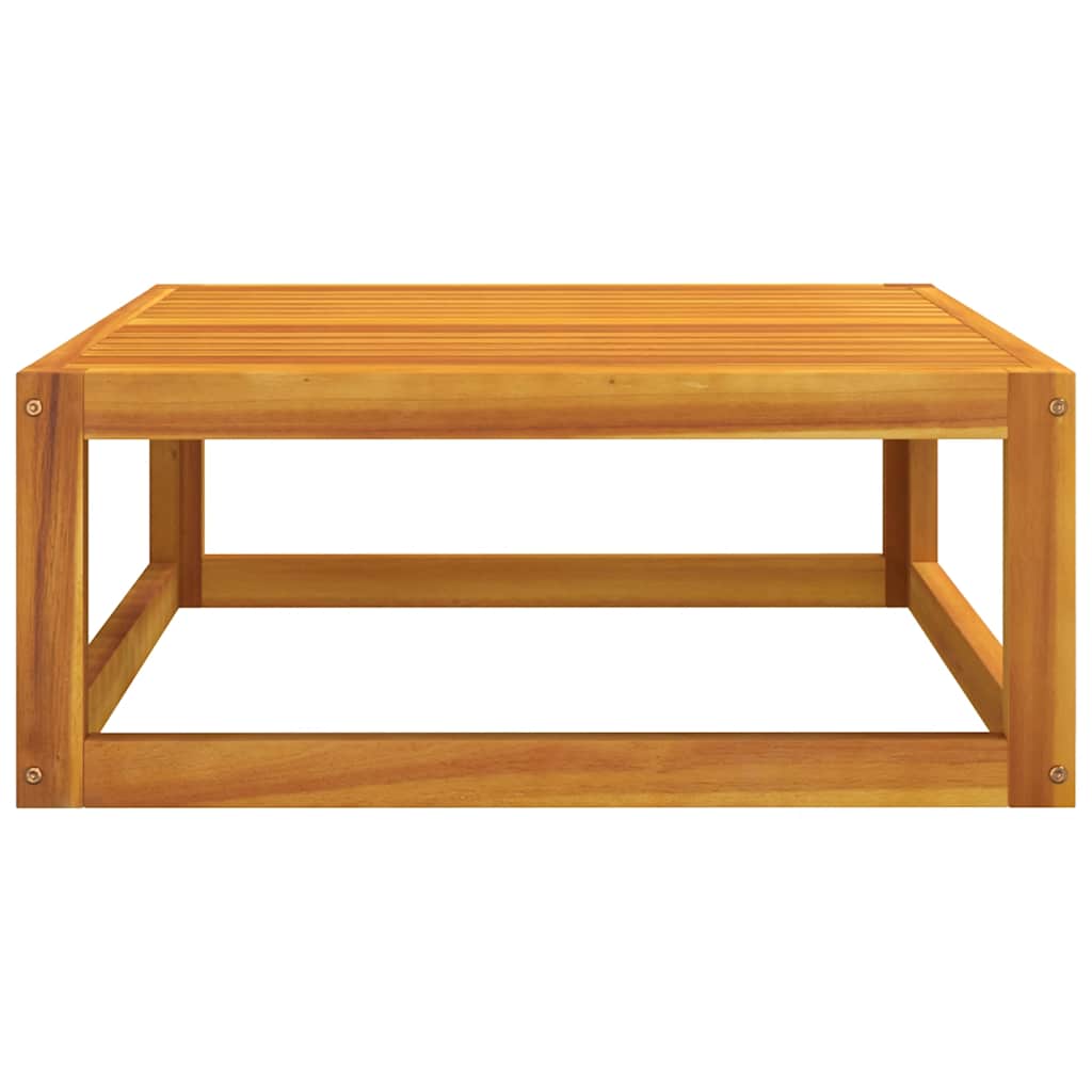Mesa de centro madera maciza de acacia 68x68x29 cm