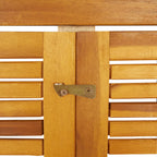 Cobertizo para cubo de basura madera maciza acacia 70x89x117 cm