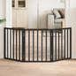 Puerta para perros plegable 2 paneles álamo marrón roble 160 cm