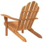 Silla de jardín Adirondack madera maciza teca 79x95x92 cm