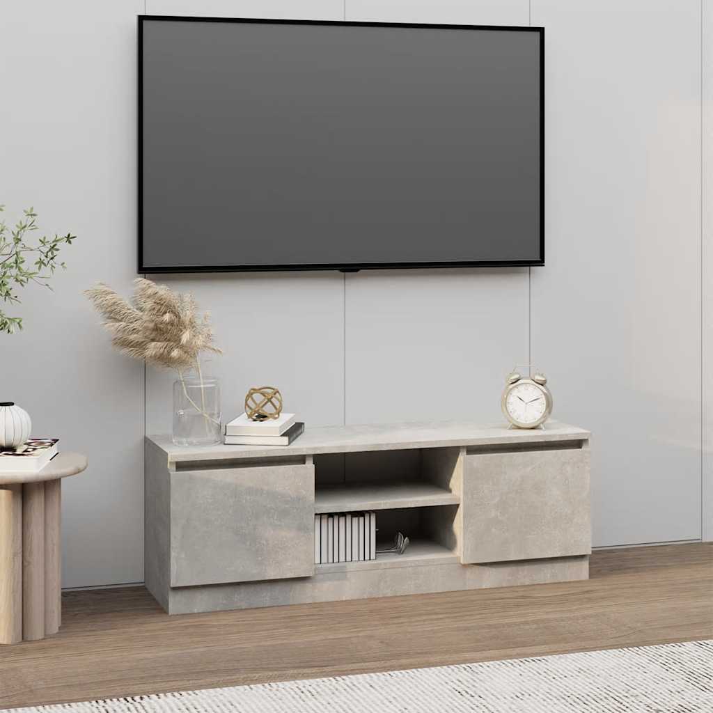 TV cabinet with door white 102x30x36 cm