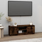 Mueble de TV con puerta blanco 102x30x36 cm