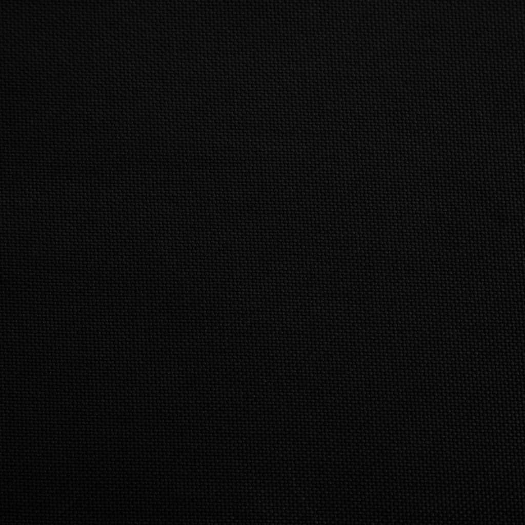 Cochecito para perros plegable tela lino negro 100x49x96 cm
