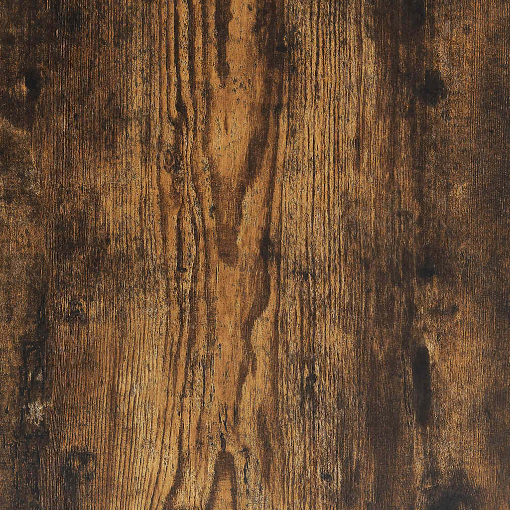 Armario madera contrachapada color roble ahumado 100x50x200 cm