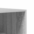 Armario de madera contrachapada gris Sonoma 100x50x200 cm