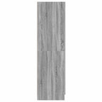 Armario de madera contrachapada gris Sonoma 82,5x51,5x180 cm