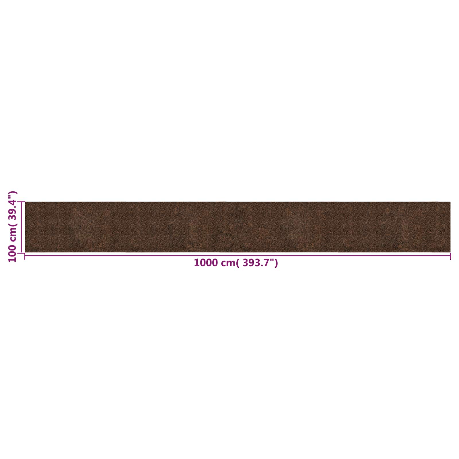 Rollo de corcho Marrón 1000 x 100 cm Corcho y Caucho