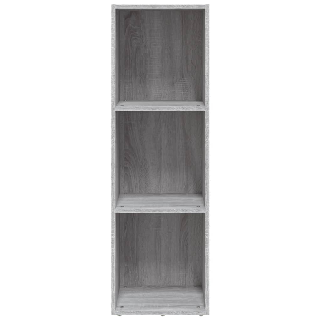 Estantería/mueble de TV contrachapada gris Sonoma 36x30x114 cm