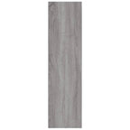 Estantería/mueble de TV contrachapada gris Sonoma 36x30x114 cm