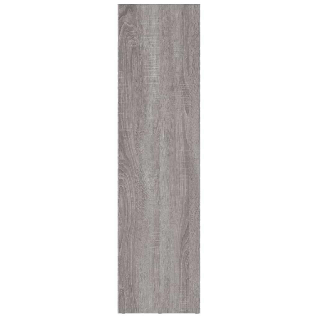 Estantería/mueble de TV contrachapada gris Sonoma 36x30x114 cm