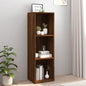 Estantería/mueble TV contrachapada roble marrón 36x30x114 cm