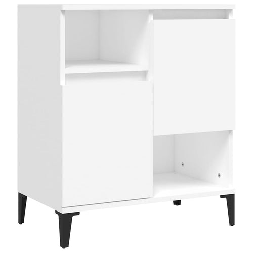 Aparador em contraplacado branco 60x35x70 cm
