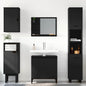 Black Plywood Vanity Cabinet 58x33x60 cm
