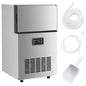 Máquina de hacer cubitos de hielo negra 45 kg/24 h