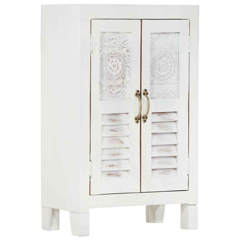 Solid acacia wood sideboard 60x35x74 cm