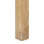 Mesa consola madera maciza de mango decolorada 110x30x75 cm