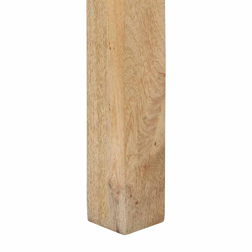 Mesa consola madera maciza de mango decolorada 110x30x75 cm