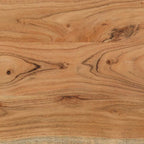 Mueble de TV madera maciza de acacia 112x30x40 cm