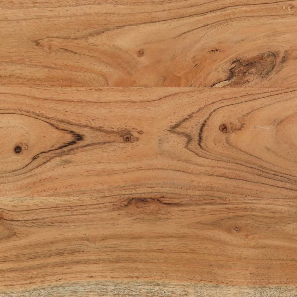 Mueble de TV madera maciza de acacia 112x30x40 cm