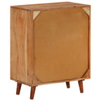 Aparador madera maciza de acacia 60x35x74 cm
