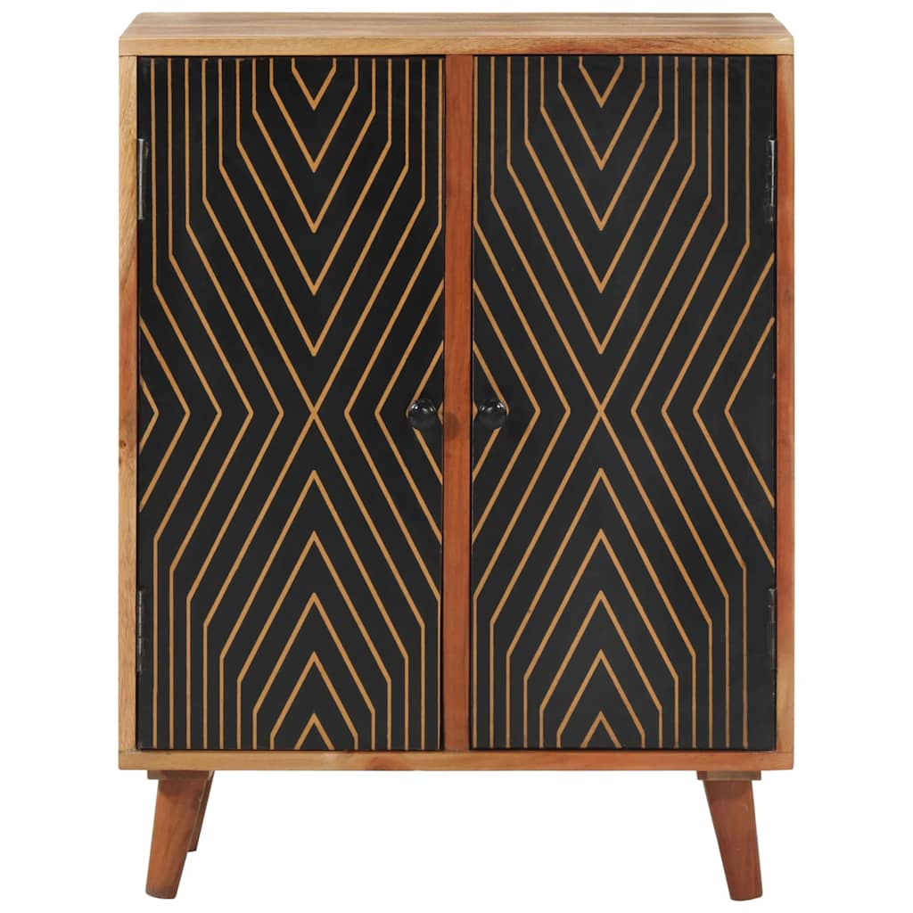 Aparador madera maciza de acacia 60x35x74 cm