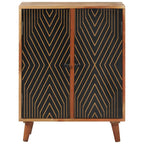 Aparador madera maciza de acacia 60x35x74 cm