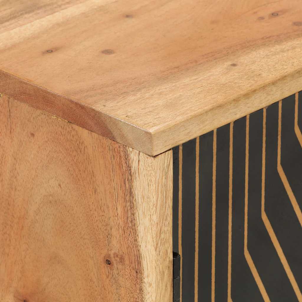 Aparador madera maciza de acacia 60x35x74 cm
