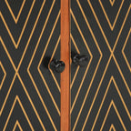 Aparador madera maciza de acacia 60x35x74 cm