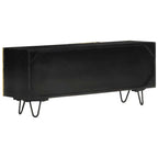 Mueble de TV madera maciza de mango 110x30x45 cm