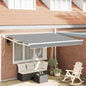 Estrutura de toldo retrátil 300 x 250 cm Alumínio