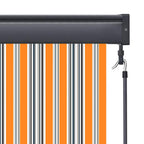 Estor enrollable Amarillo y Azul 180 x 250 cm Tela y Aluminio