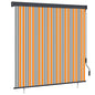 Estor enrollable Amarillo y Azul 180 x 250 cm Tela y Aluminio