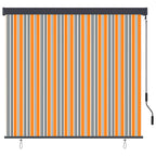 Estor enrollable Amarillo y Azul 180 x 250 cm Tela y Aluminio