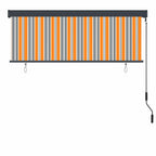 Estor enrollable Amarillo y Azul 180 x 250 cm Tela y Aluminio