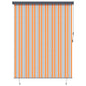 Estor enrollable Amarillo y Azul 180 x 250 cm Tela y Aluminio