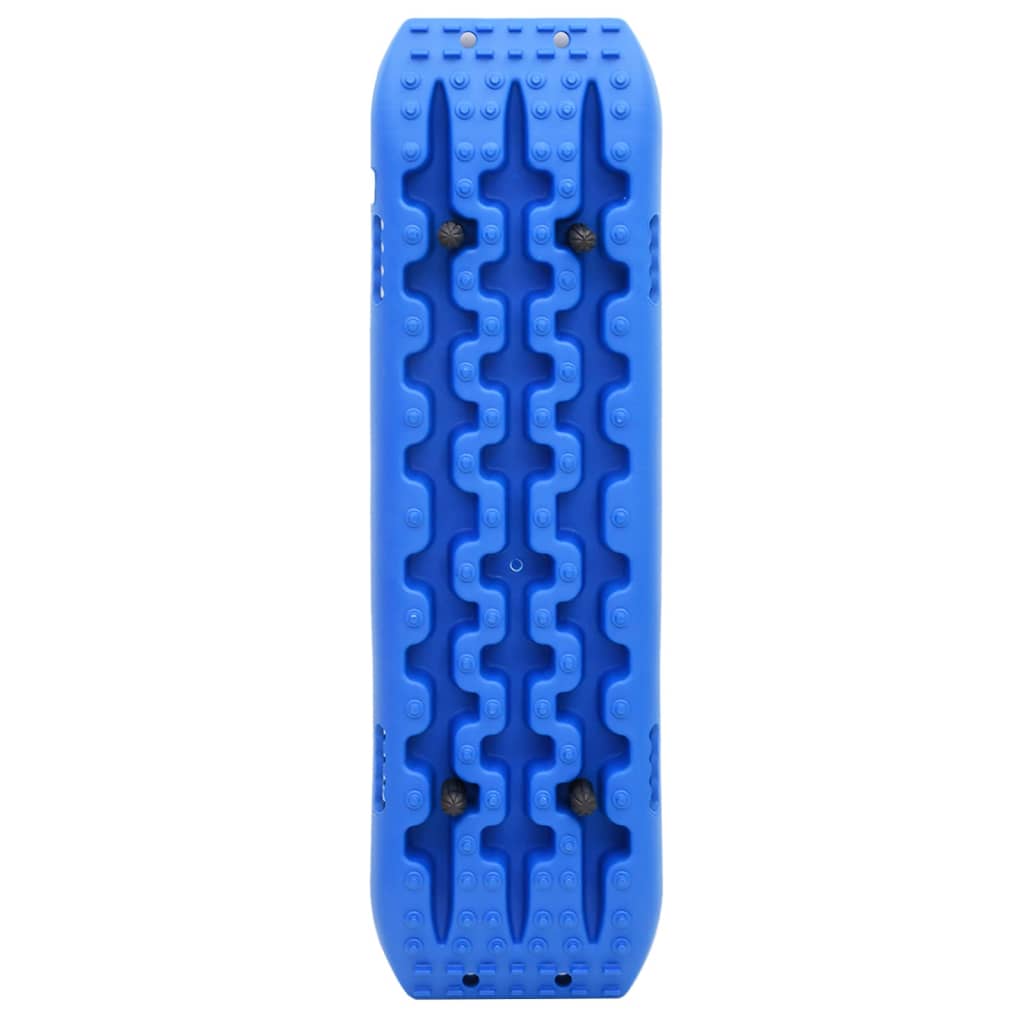 Tablas de tracción 2 unidades nailon azul 106x30,5x7 cm