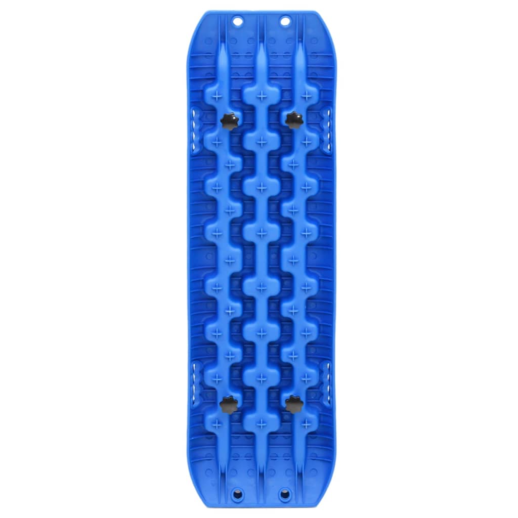 Tablas de tracción 2 unidades nailon azul 106x30,5x7 cm