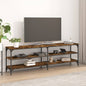 Mueble de TV madera contrachapada gris Sonoma 160x30x50 cm
