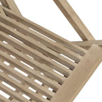 Juego de comedor de jardín 5 piezas madera maciza de teca